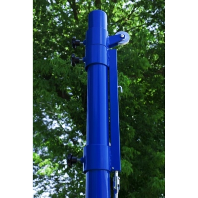 Volleyballpfosten aus Stahl, lackiert