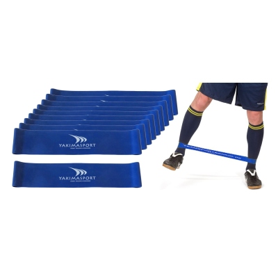 Fitness-Gummi - Satz von 20 elastischen Bändern BLUE hohen Widerstand