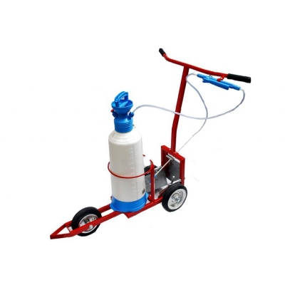 Emulsion line marking trolley