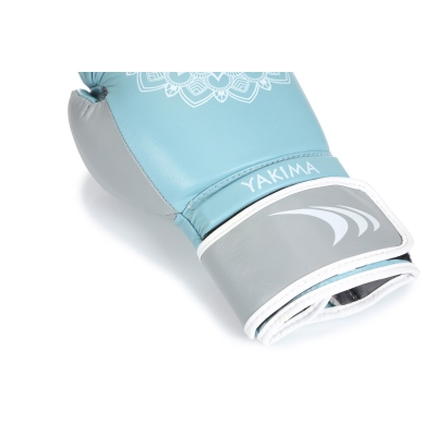 Mănuși de sex feminin MANDALA BLUE/GREY