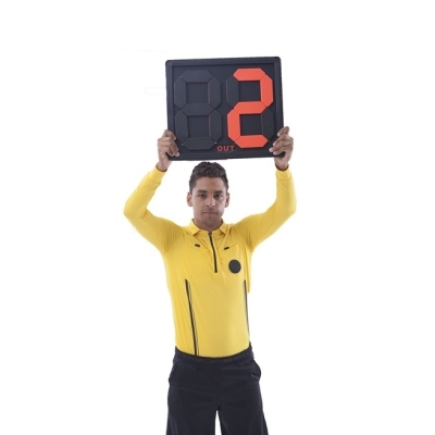 Manual player substitution board