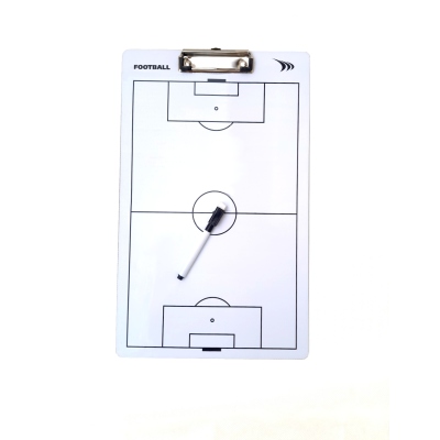 Small white tactical board - football