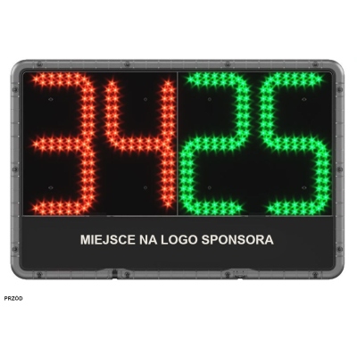 Tablou electronic de schimbare a jucătorilor, cu o singură față