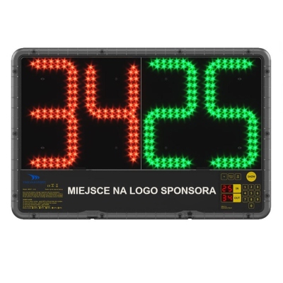 Kétoldalas elektronikus játékosváltási tábla