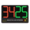 Double-sided electronic player substitution board