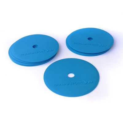 Flachfeldmarker (Markierungsmatten) - 10er-Satz blau