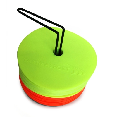 Flachfeldmarker (Markierungsmatten) - Satz mit 20 Stück gelb-orange