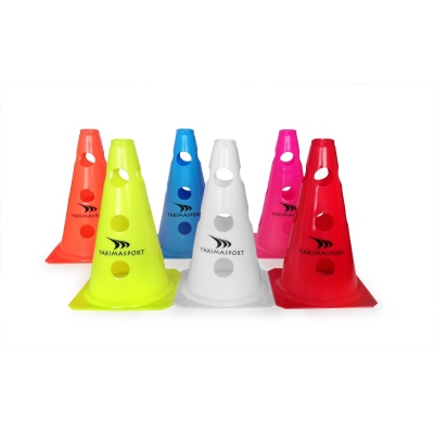Trainingskegel mit Löchern, 23 cm – Kegel für Stangen