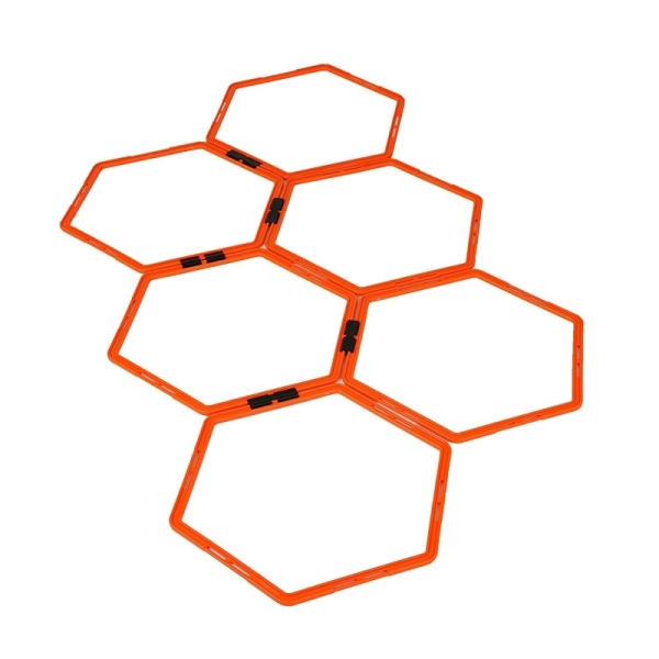 Комбіновані координаційні обручі, Hexa hoops, 6 штук