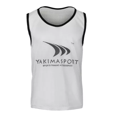 Biela futbalová vesta | Yakimasport profesionálne