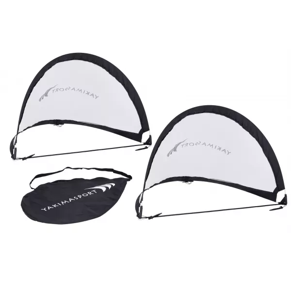 POP-UP portable goal, 1.2 m x 0.8 m (2 pieces + bag) 120 x 80 cm