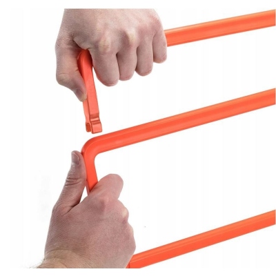 Co-ordination training hurdle 3 heights - set of 6pcs.