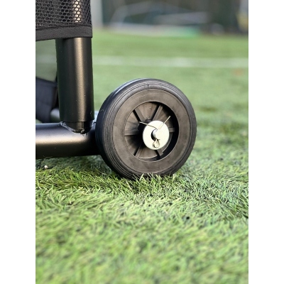 GIZA 5m x 2m football goal with wheels