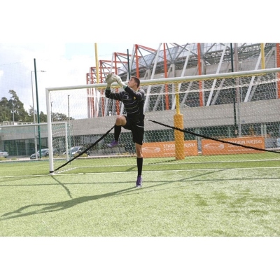 Rubber for goalkeeper training