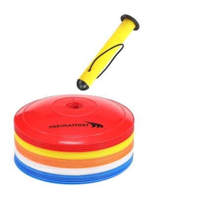 Flat Training Cones with collector