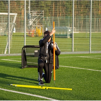 10x 170cm pol de antrenament și slalom - telescopic, pliabil