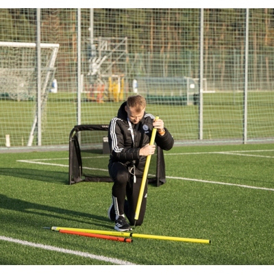 10x 170cm training and slalom pole - telescopic, folding