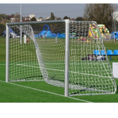 Porți de fotbal din aluminiu 5 x 2 m portabile