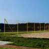 4x15 m-es rendszeres labdafogó – Tartós pályakerítés