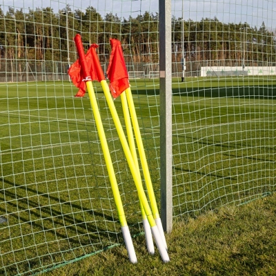Professional corner flags sleeved, flags 4 pieces- 50mm