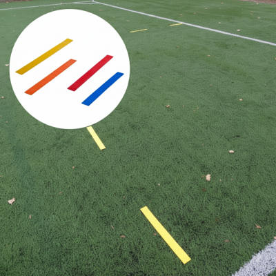 Flat field markers - stripes