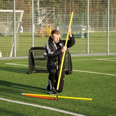 10x 170cm training and slalom pole - telescopic, folding