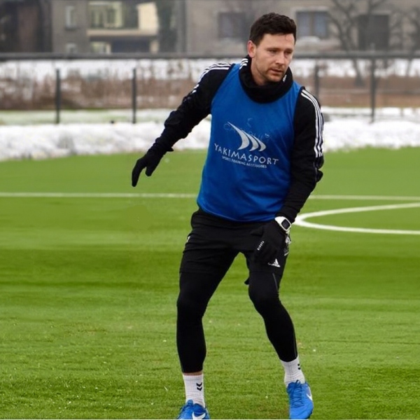 Mėlynas futbolo žymeklis, žymeklis