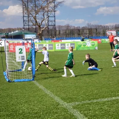 Bramka piłkarska składana system montażu bez narzędzi