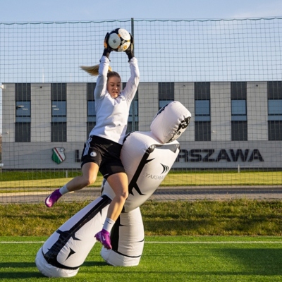 Samostavná nafukovací zeď 195 cm – trénink brankářů