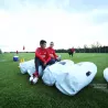 205 cm samostalni napuhivi zid – nogometni trening