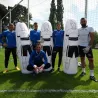 Zid gonflabil cu ridicare automată, 205 cm – Antrenament de fotbal