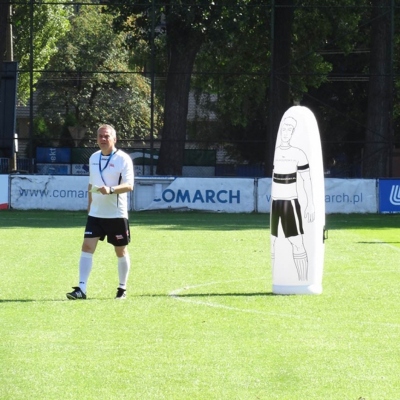 Samostavící nafukovací zeď 205 cm – fotbalový trénink