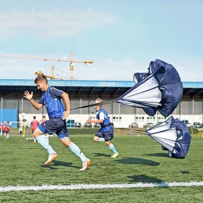 XXL treniruočių parašiutas „Yakimasport“ bėgimo jėgos treniruotėms