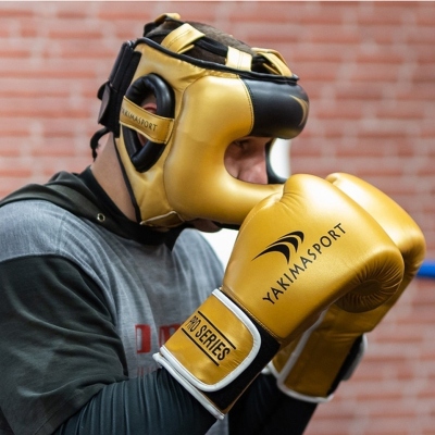Боксерські рукавички TIGER Gold/Black V – Серія PRO 2.0