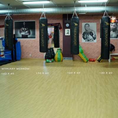 Sac de box de antrenament rezistent Yakimasport, 160 x 40 cm