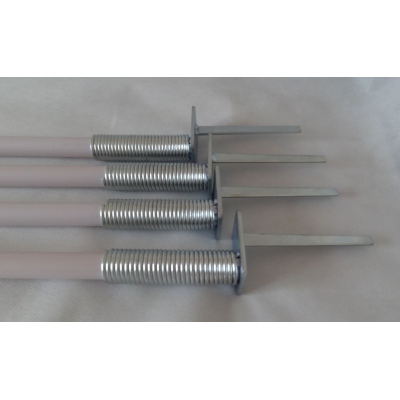 Rohové vlajky na pružinách, vlajky 4 kusy