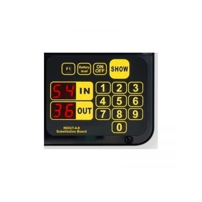 Egyoldalas elektronikus játékosváltó tábla