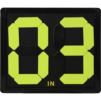 Manual player substitution board